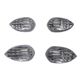4 Lente Pisca Seta Cristal Moto Yamaha Fazer 250 2011/2016
