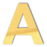 4 Letras Caixa Em Acrílico Dourado Prata Preto Branco 60cm