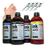4 Litros Kit Tinta Recarga Cartucho Impressora Hp Xp Tx Cx L