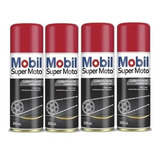 4 Lubrificantes Corrente Mobil Super Moto Chain Lube Spay 
