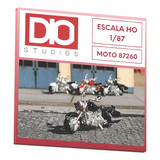 4 Motos Estradeiras Mod. 03 Escala Ho 1/87 Dio Studios 87260