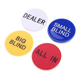 4 Pacote De 3-6 Fichas Big Little All In E Botão 4 Pcs