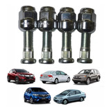 4 Parafusos E 4 Porcas De Roda Honda Civic, City, Fit 30mm