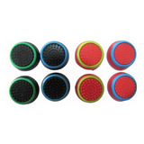 4 Pares Grip Borracha Silicone Botão Para Xbox Ps4 Ps3 Wii 