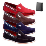 4 Pares Mocassim Casual Dockside Sapatenis Masculino Oferta.