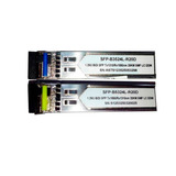 4 Pares Módulo Gbic Sfp 1.25g Wdm 20km Lc Bidi 1fo Monomodo