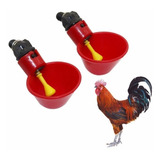  4 Pca Bebedouro Automático Vermelhod Água Potável Para Aves