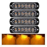 4 Pcs Luzes De Aviso De Emergência Para Veículos Caminhões D