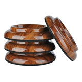 4 Pcs Rodízio De Piano Vertical Acrílico Redondo