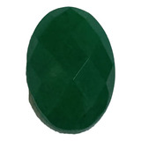 4 Peça Green Jade Oval Facetado Cabochon 8x6mm