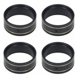 4 Peças, 16 G, Latão, 1,0 Polegadas, Aro De Roda Beadlock, P