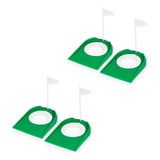 4 Peças De Copo De Golfe Com Bandeira Abs Golf Hole Training