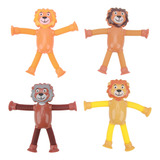 4 Peças De Ventosa Telescópica, Brinquedo, Animal Fofo E Bri
