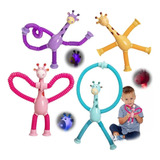 4 Peças De Ventosa Telescópica, Brinquedo De Girafa, Tubo De