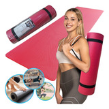 4 Peças Tapete Esteira Eva Yoga Ginástica Pilates 1,80mx53cm