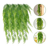 4 Pendente Samambaia Folhagem Planta Artificial Decorativa