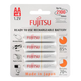 4 Pilhas Aa Recarregáveis 2100x Fujitsu