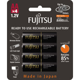4 Pilhas Aa Recarregáveis 500x Fujitsu