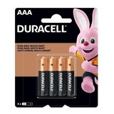 4 Pilhas Duracell Duralock Alcalina Aaa