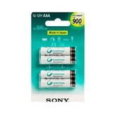 4 Pilhas Palito Aaa Recarregavel Sony Original Ni-mh 900mah