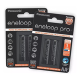 4 Pilhas Recarregavel Panasonic Eneloop Pro