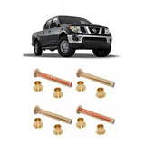 4 Pinos + Buchas Dobradiça Porta Frontier Tds (2 Portas)