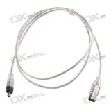 4 Pinos Para 6 Pinos Firewire Cable - Branco (1.2m)