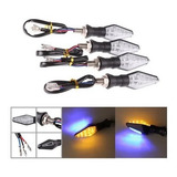 4 Pisca Seta Esportivo Led Moto Universal Preto - B L B