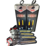 4 Pisca Seta Moto Led Slim