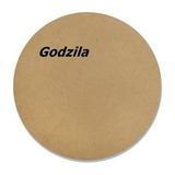 4 Placas Redonda Mdf Cru 12mm Espessura E 12cm De Diâmetro