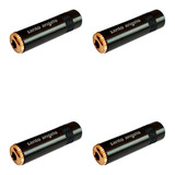 4 Plug Conector Jack P2 Linha Stereo Fêmea Ouro Santo Angelo