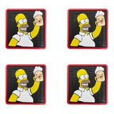 4 Porta Copos Barmat Escorredor Homer