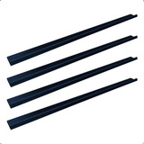 4 Prateleiras 160 Cm P/ Revistas Quadros Expositor Preto Tx