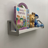 4 Prateleiras Geométrica Colorida Quarto Infantil Decoração Cor Cinza