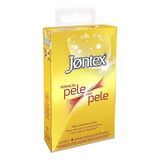 4 Preservativos Lubrificado Jontex Sensação Pele Com Pele