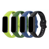 4 Pulseiras De Silicone Para Samsung