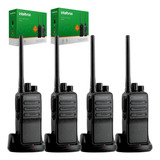 4 Rádio Comunicador Intelbras Uhf Rc 3002 Longo Alcance 20km