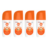 4 Repelente De Inseto Off Family Adulto Infantil 100ml Spray