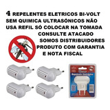 4 Repelente Eletrônico Pernilongo Dengue Zica