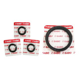 4 Retentor Motor Ap 1.8/2.0 Todos Vw Santana Ford Versailles