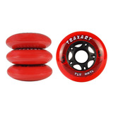 4 Rodas Inline Fitness Traxart 76mm Vermelho 