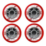 4 Rodas Traxart Fitness 90mm/83a - Vermelho + Brinde