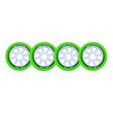 4 Rodas Traxart Fitness Hardwheels 100mm/88a- Verde 