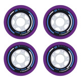 4 Rodas Traxart Fitness Hardwheels 80mm/88a - Roxo + Brinde