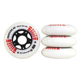 4 Rodas Traxart Fitness Roadster 80- 80mm/83a Branco +brinde