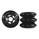4 Rodas Traxart Fitness Roadster 80- 80mm/83a Preto + Brinde