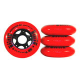 4 Rodas Txt Fitness Roadster 80 - 80mm/83a Vermelho + Brinde