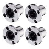 4 Rolamento Linear Lmf16uu Com Flange