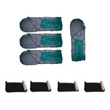 4 Saco Dormir Camping Freedom Ntk + 4 Isolantes Termico