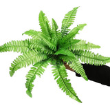 4 Samambaia Artificial 53 Cm Plantas/parede Folhagem Linda